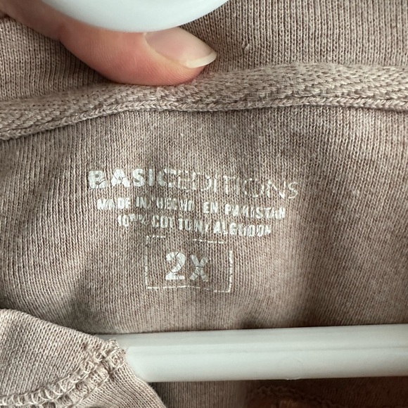 Basic editions 2x ribbed long sleeve top - Picture 2 of 3